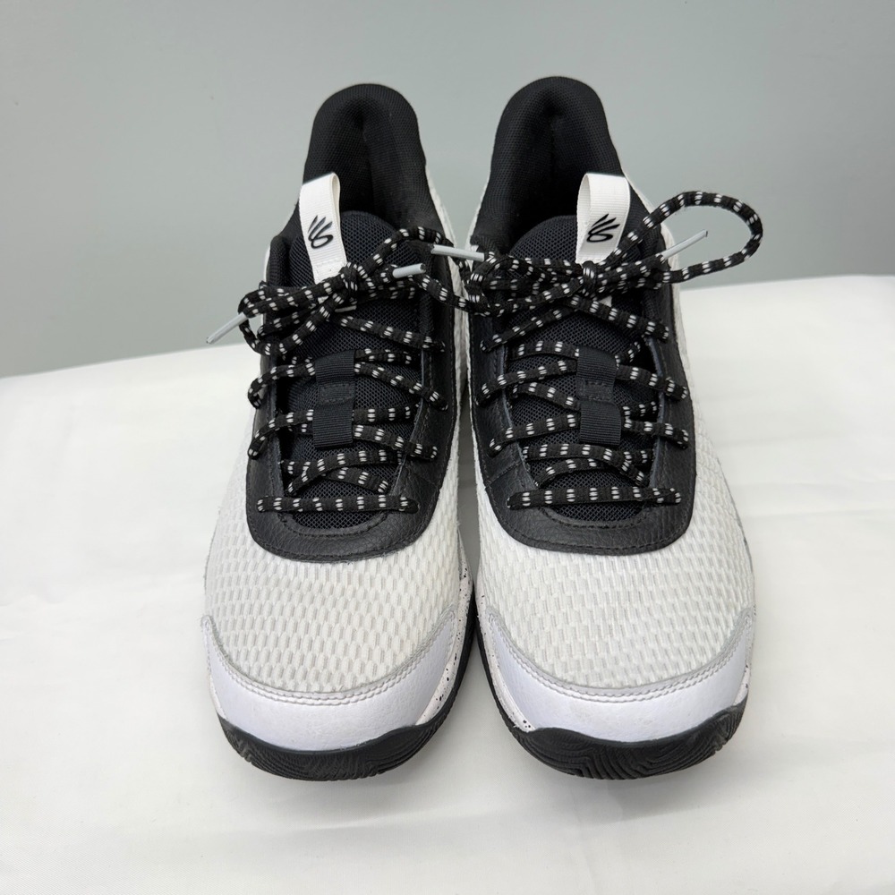 Under Armour Stephen Curry 3Z7 Basketball Shoes White‎ Black 3026622-101 Mens 8 - Picture 3 of 8